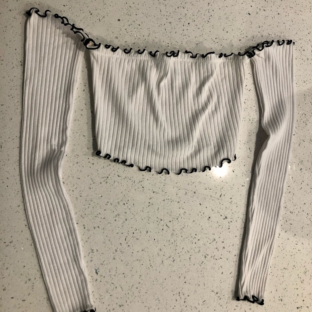 Crop top Strapless